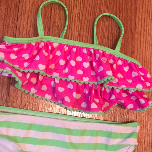 J. Khaki Girls Size 6 Polka Dot Bikini EUC! - Picture 4 of 8